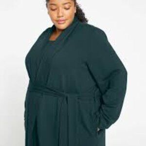 NWT Universal Standard Rachele Lounge Robe in Deep Sea - 3XS fits sizes 2-4